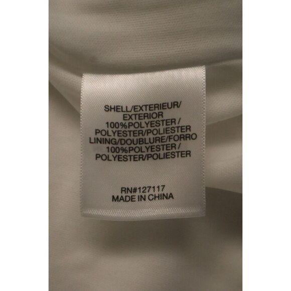 Badgley Mischka SC2538 Women's Sz 6 White Sequined Cocktail Midi Dress - Picture 9 of 12